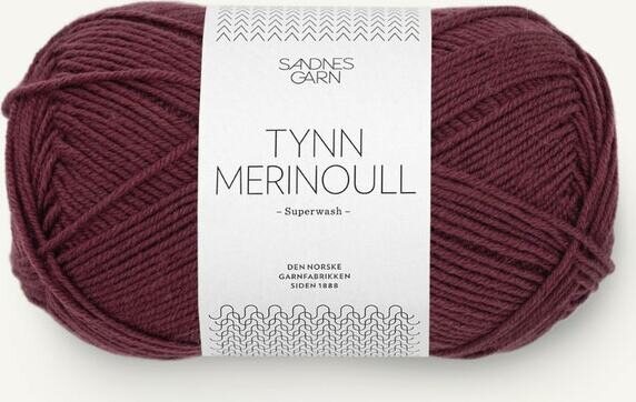 Sandnes Garn Tynn Merinoull 4363 Vinrød