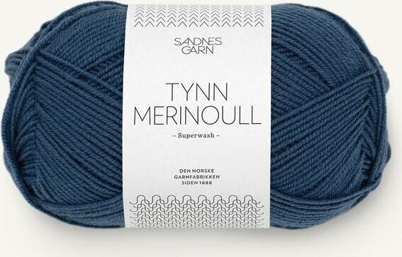 Sandnes Garn Tynn Merinoull 6062 Mørk Blå
