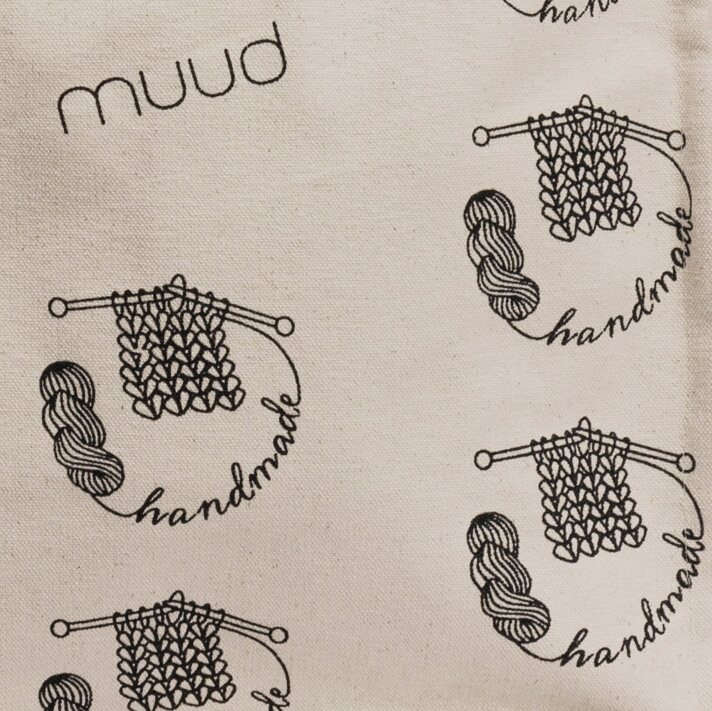 Muud Projektilaukku kierrätyspuuvillaa Handmade neule