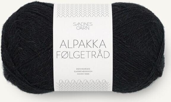 Sandnes Garn Alpakka Følgetråd 1099 Sort