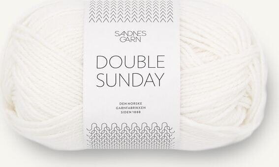 Sandnes Garn Double Sunday 1001 Hvit