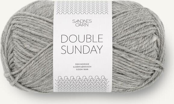 Sandnes Garn Double Sunday 1042 Gråmelert