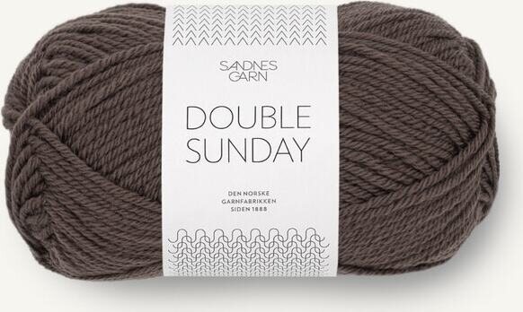 Sandnes Garn Double Sunday 3880 Mørk Sjokolade