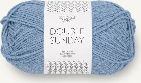 Sandnes Garn Double Sunday 6032 Blå Hortensia