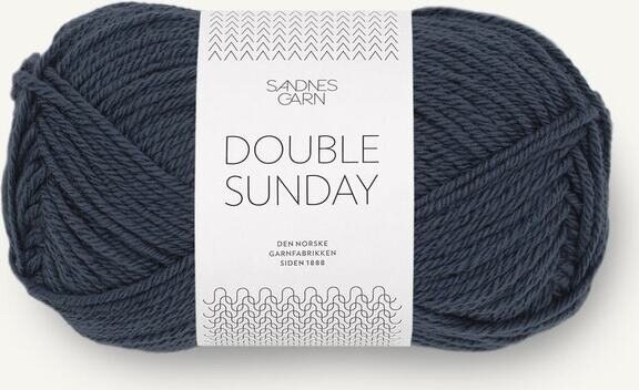 Sandnes Garn Double Sunday 6580 Blå natt