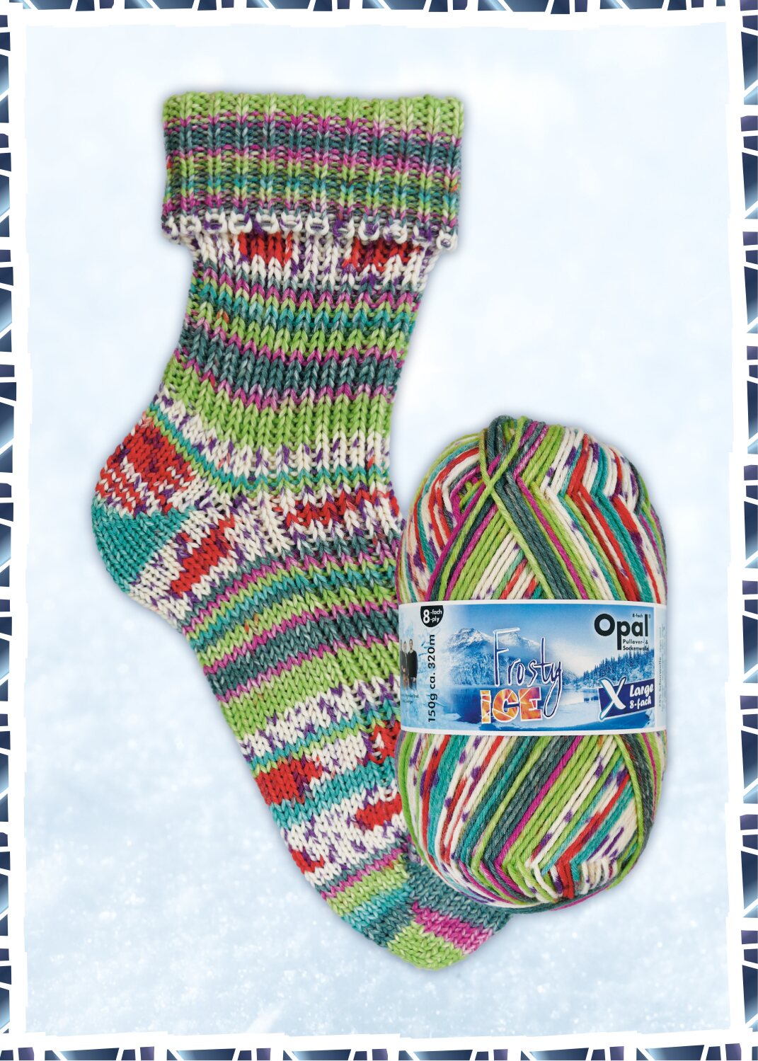 Opal Frosty Ice 8-ply 11351