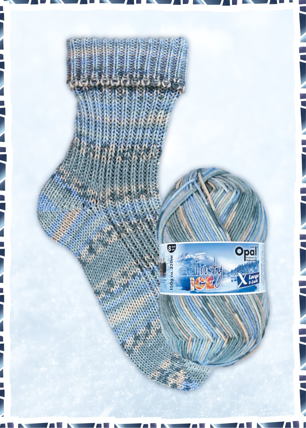 Opal Frosty Ice 8-ply 11355