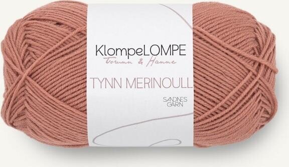 Sandnes Garn Klompelompe Tynn Merinoull 3544 Brunrosa