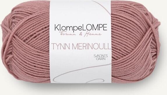 Sandnes Garn Klompelompe Tynn Merinoull 4032 Pudderrosa