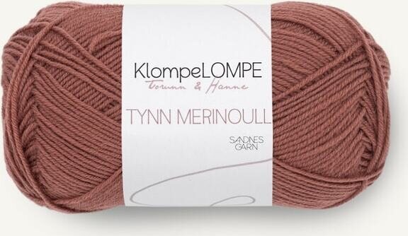 Sandnes Garn Klompelompe Tynn Merinoull 4043 Plommerosa