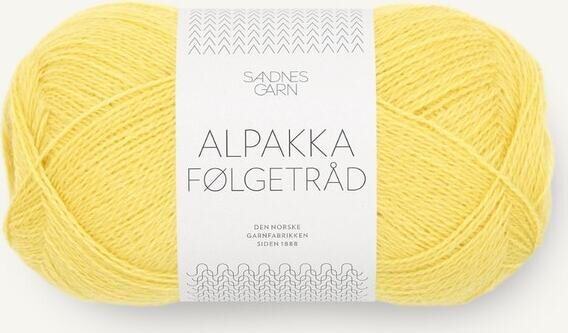 Sandnes Garn Alpakka Følgetråd 9004 Lemon