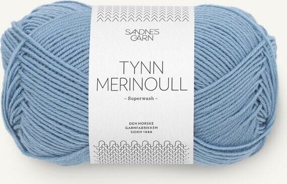 Sandnes Garn Tynn Merinoull 6032 Blå Hortensia