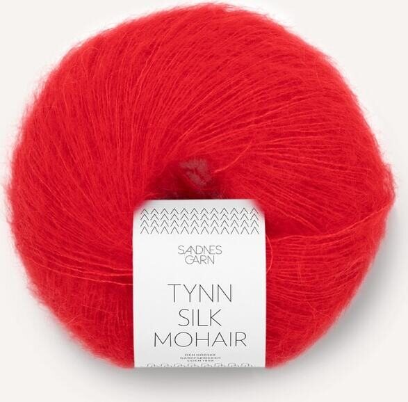 Sandnes Garn Tynn Silk Mohair 4018 Scarlet Red
