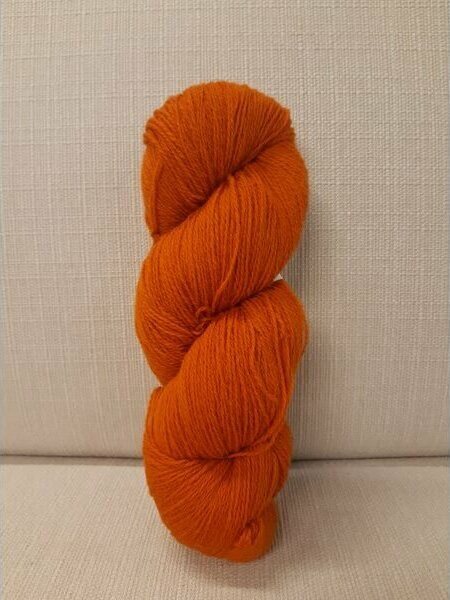 Aade Lõng Vironvilla 8/2 vyyhti yksivärinen Orange n. 240g