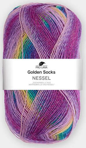 Pro Lana Golden Socks Nessel 85 yksisarvinen