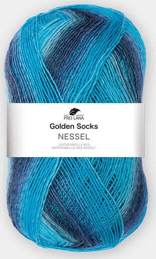 Pro Lana Golden Socks Nessel 87 turkoosi