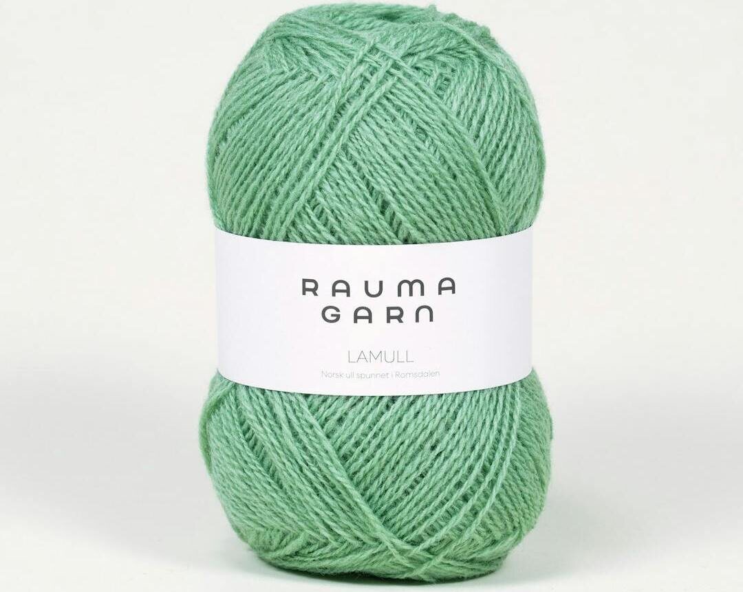 Rauma Garn Lamullgarn 54 Jadegrønn