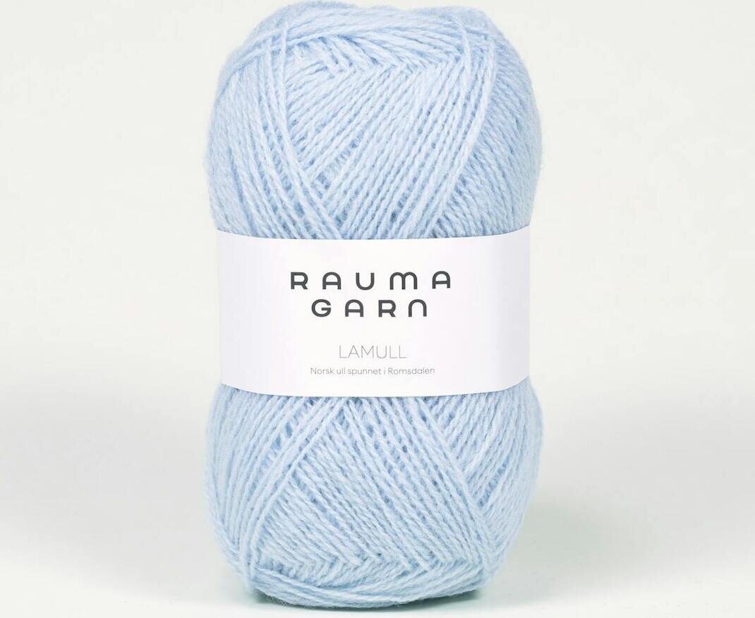 Rauma Garn Lamullgarn 22 Lys blå
