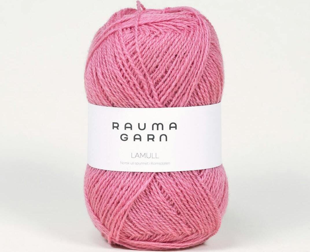 Rauma Garn Lamullgarn 84 Gammelrosa