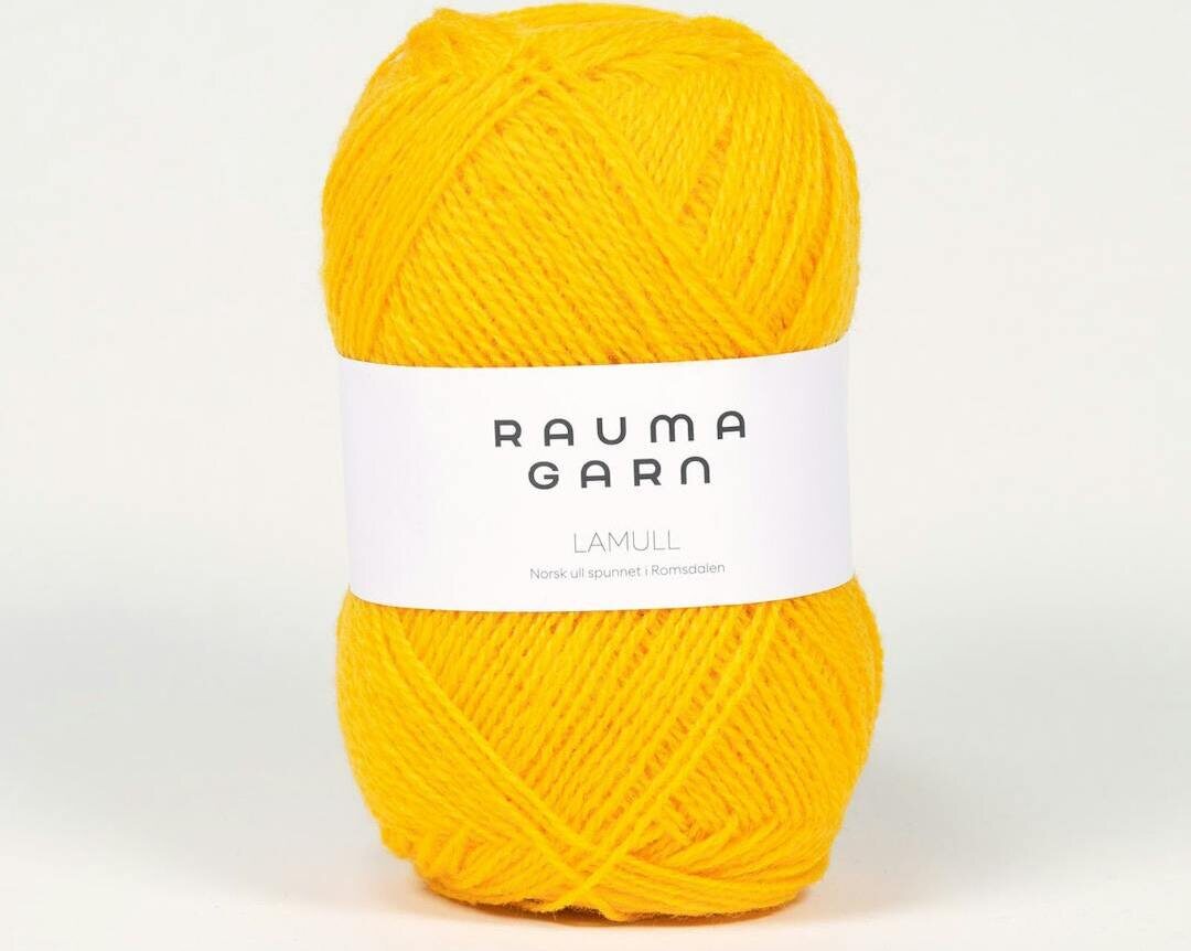 Rauma Garn Lamullgarn 61 Solgul