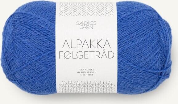 Sandnes Garn Alpakka Følgetråd 5845 Dazzling Blue