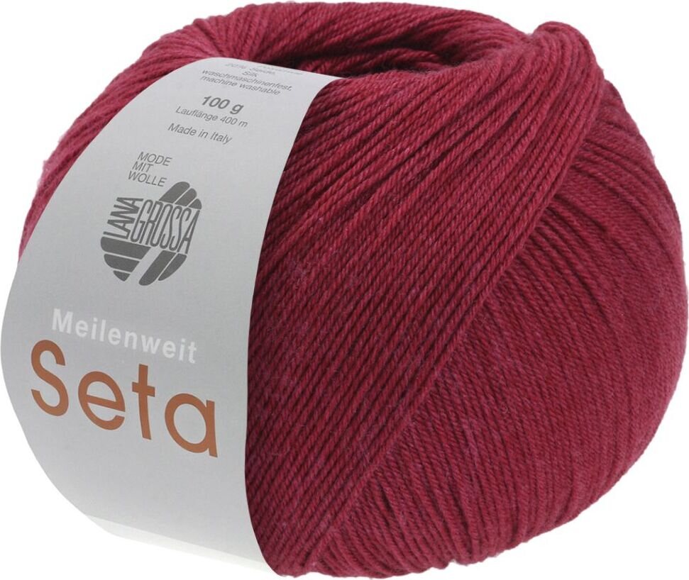 Lana Grossa Meilenweit 100 Seta 11 Punainen