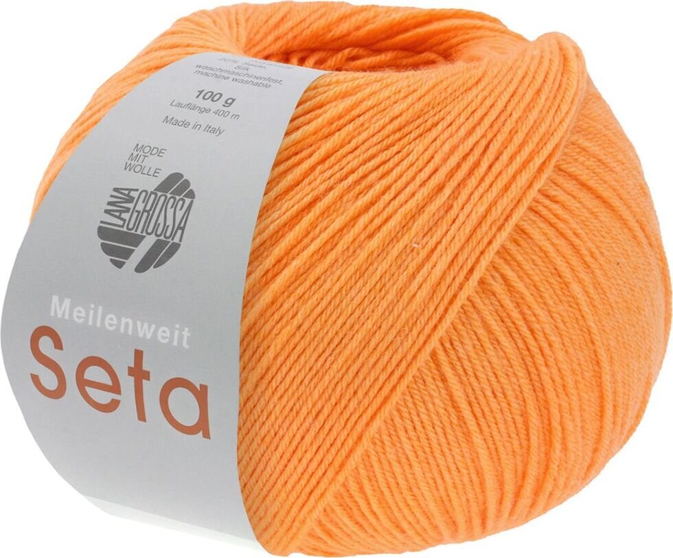 Lana Grossa Meilenweit 100 Seta 19 Oranssi