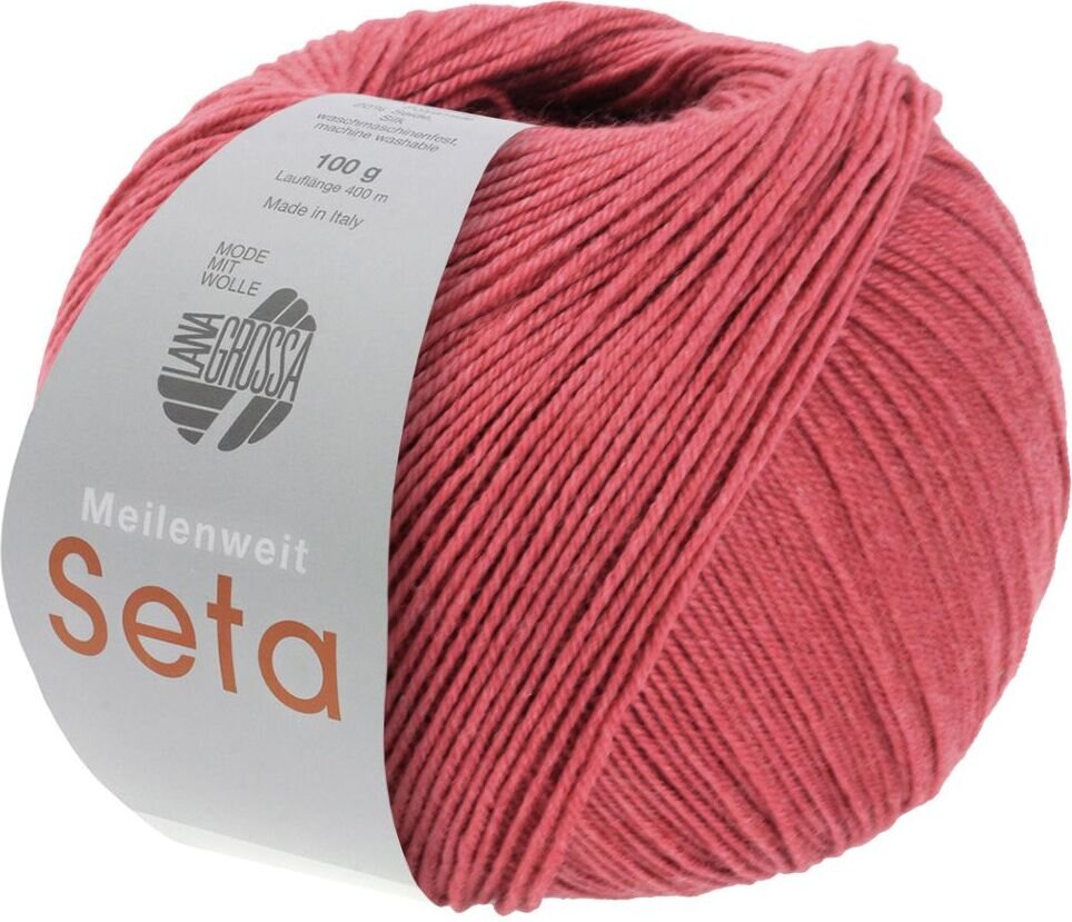 Lana Grossa Meilenweit 100 Seta 27 Tomaatti