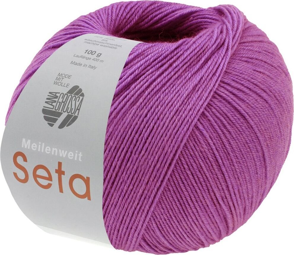 Lana Grossa Meilenweit 100 Seta 36 Fucsia