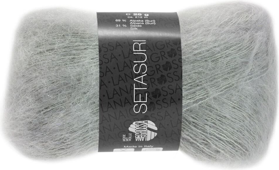 Lana Grossa Setasuri 19 Vaalean harmaa