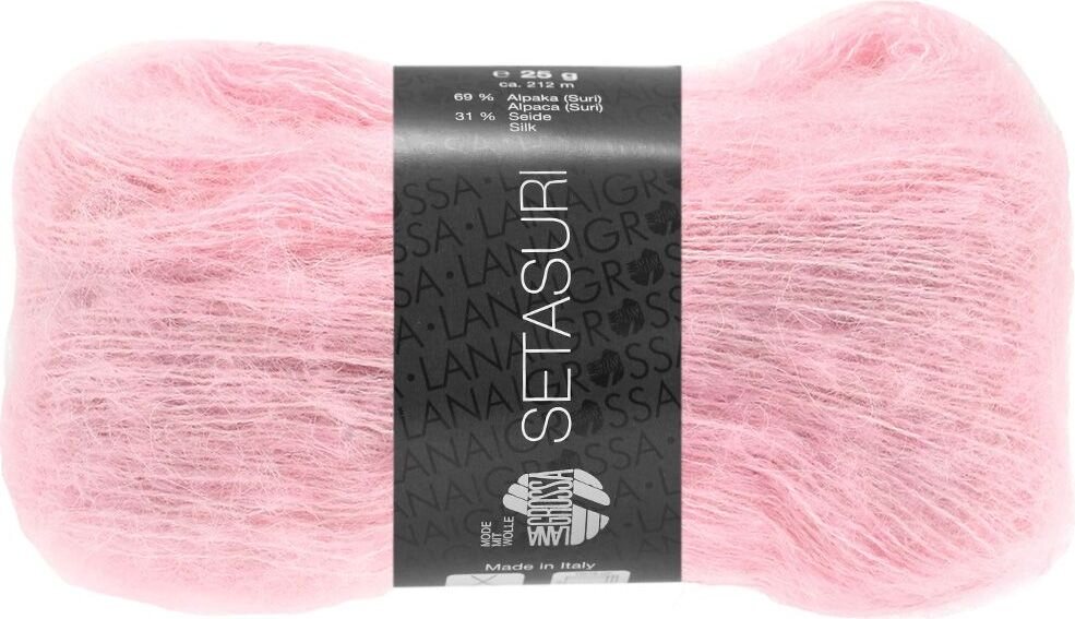 Lana Grossa Setasuri 25 Vaaleanpunainen