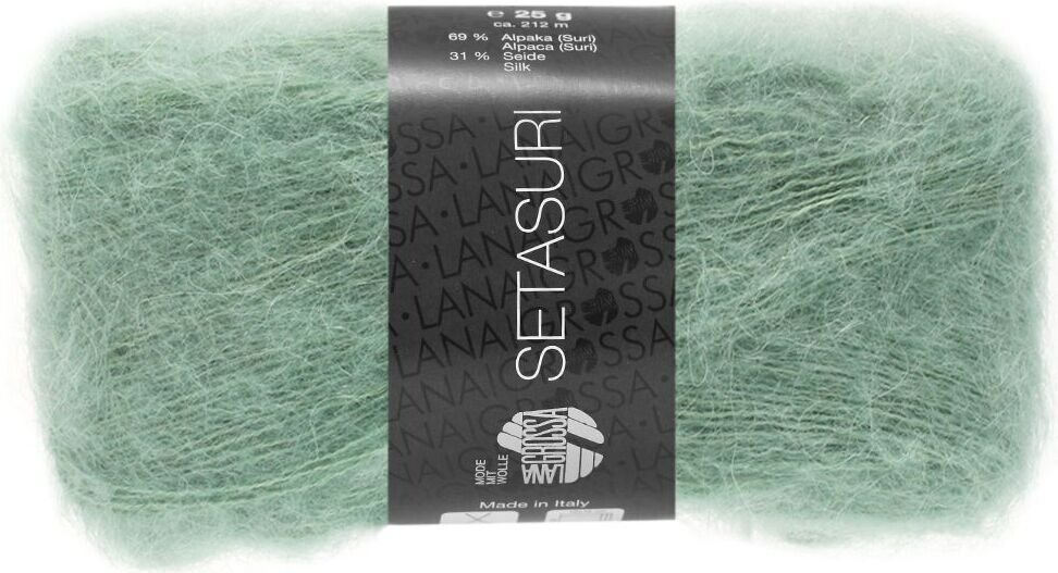 Lana Grossa Setasuri 41 Vaalea merenvihreä