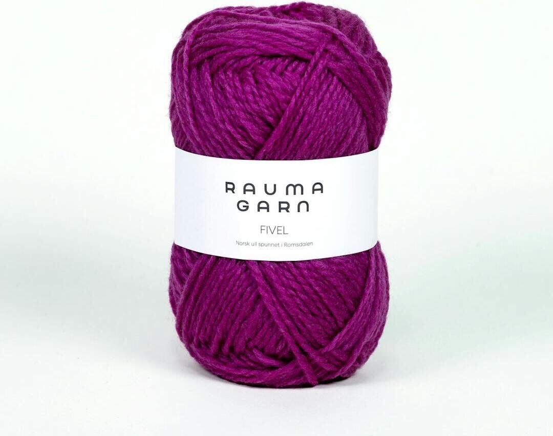 Rauma Garn Fivel 28 Plomme