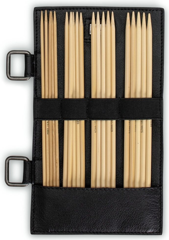 Muud Carita G lisäosa sukkapuikoille kuminauhalla Black