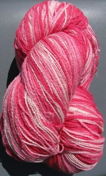 Aade Lõng Vironvilla 8/2 vyyhti monivärinen Pink n. 250g