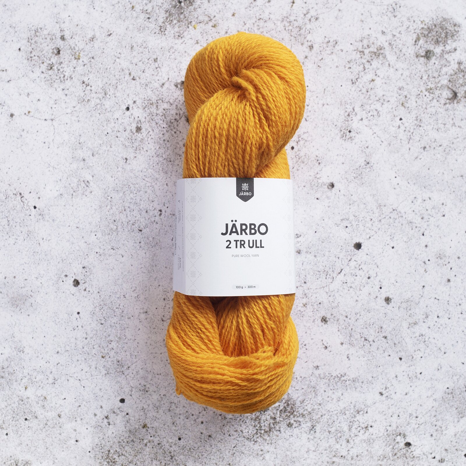 Järbo Garn Svensk Ull 2-säikeinen (Järbo 2 trä) 74118 Orange jucie