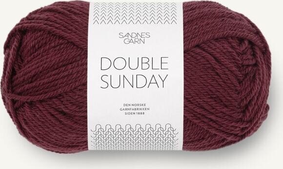 Sandnes Garn Double Sunday 4372 Dyp Burgunder