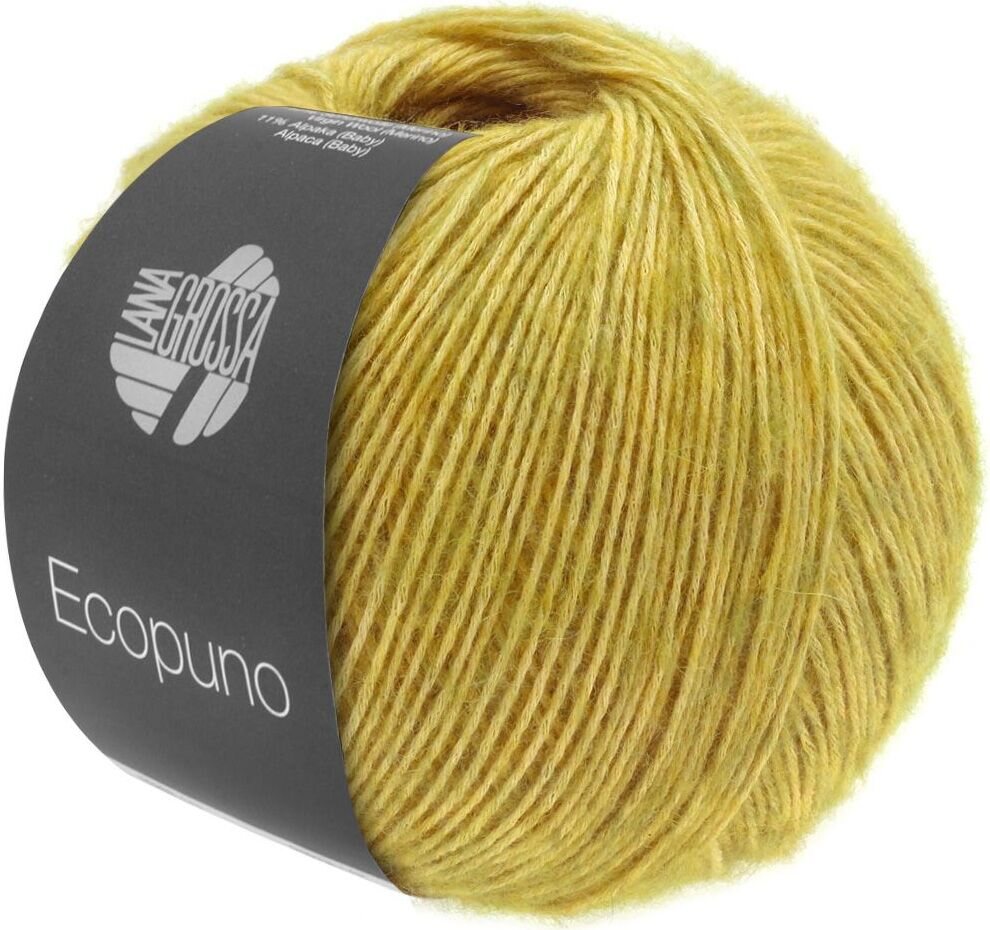 Lana Grossa Ecopuno 3 Gelbgrün