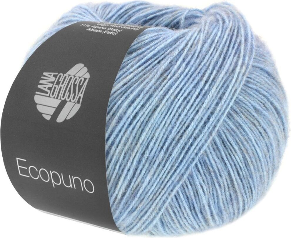 Lana Grossa Ecopuno 75 helles Jeansblau