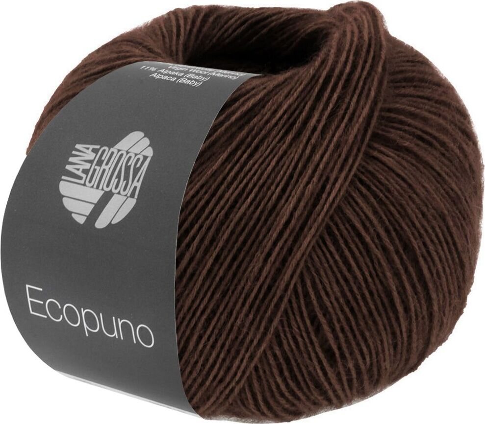 Lana Grossa Ecopuno 212 Schwarzbraun