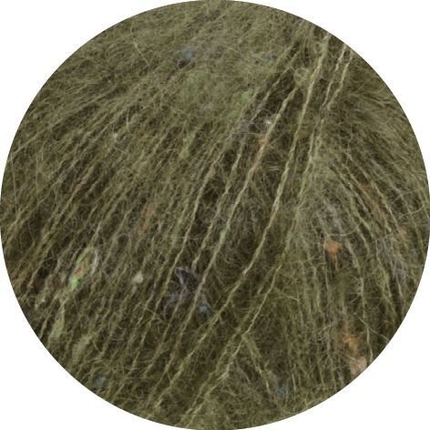 Lana Grossa Natural Superkid tweed 616 Olivgrün