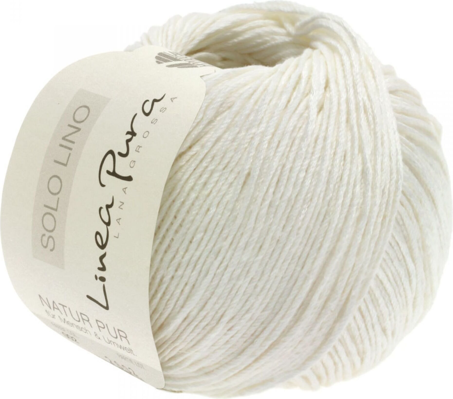 Lana Grossa Solo Lino 1 Weiß