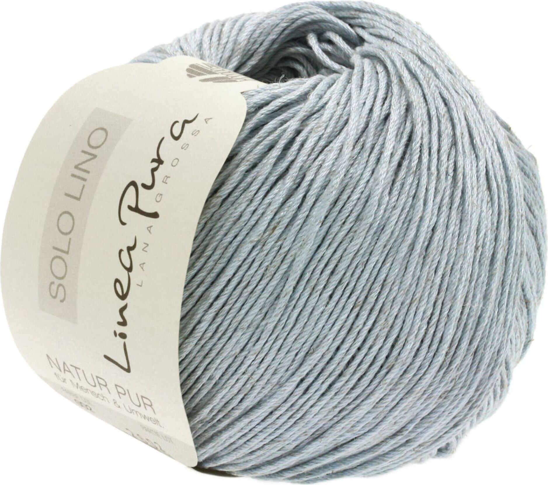 Lana Grossa Solo Lino 4 Perlgrau