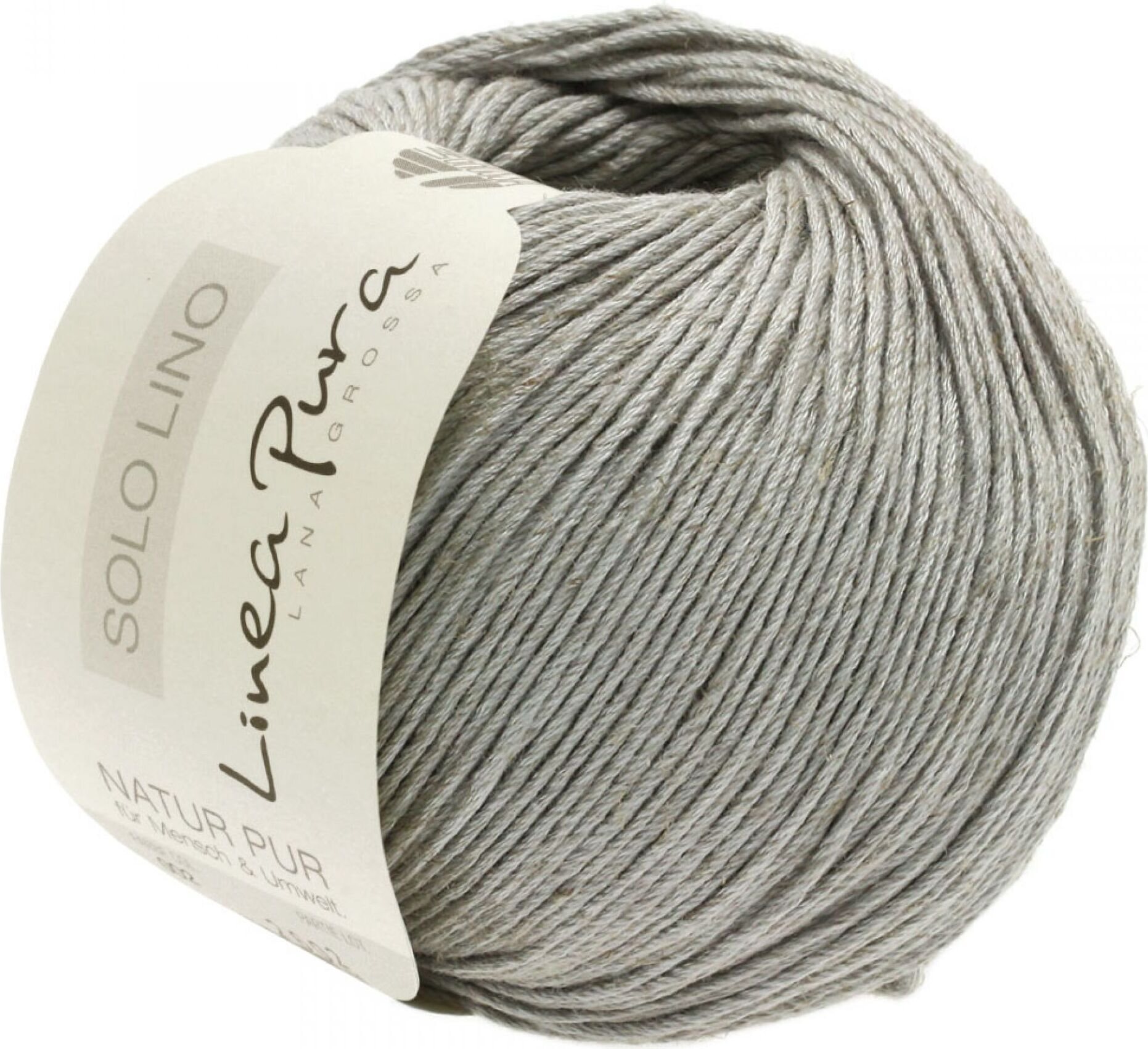 Lana Grossa Solo Lino 5 Grüngrau