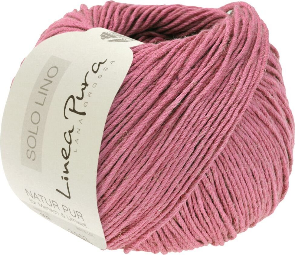 Lana Grossa Solo Lino 62 Nelkenrosa