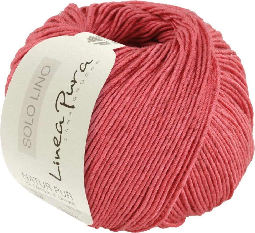 Lana Grossa Solo Lino 67 Flamingorot