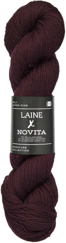 Novita x Laine 4PLY 100 g 7821 Deep Burgundy