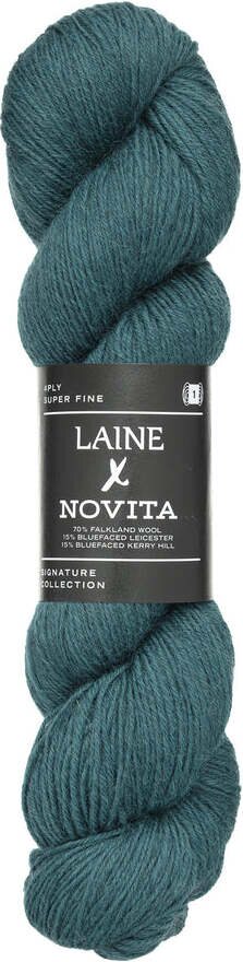 Novita x Laine 4PLY 100 g 1661 Heathered Teal