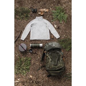 Järbo Garn Toften – miehen raglanpusero PDF-ohje