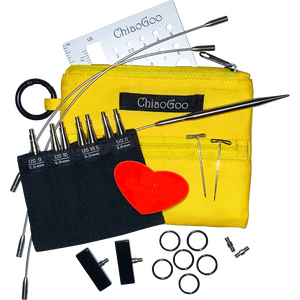 ChiaoGoo Twist Shorties Combo -vaihtopääsetti LARGE (keltainen)